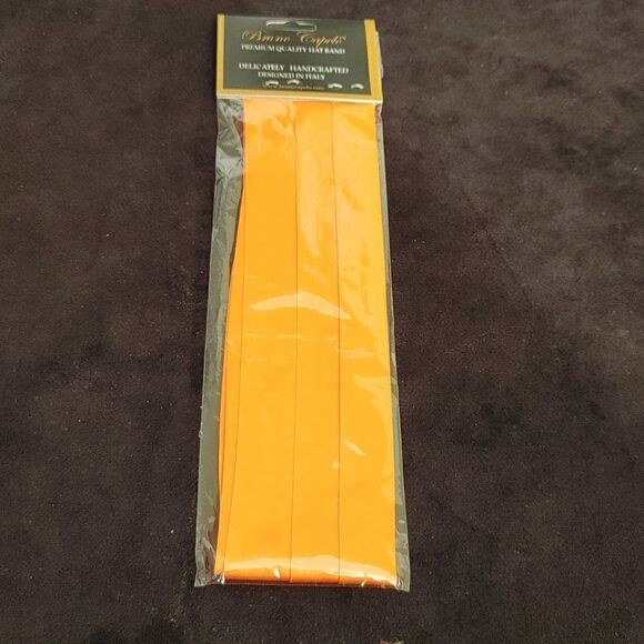 BRUNO CAPELO FASHION 3 PLEAT SATIN HAT BAND. - Picture 1 of 2